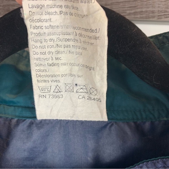 Vintage Helly Hansen Navy Blue Full Zip Windbreaker Jacket Men's sz L - Picture 7 of 8